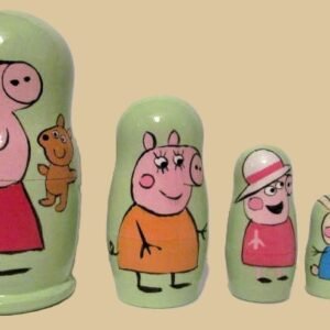Peppa nesting doll handmade