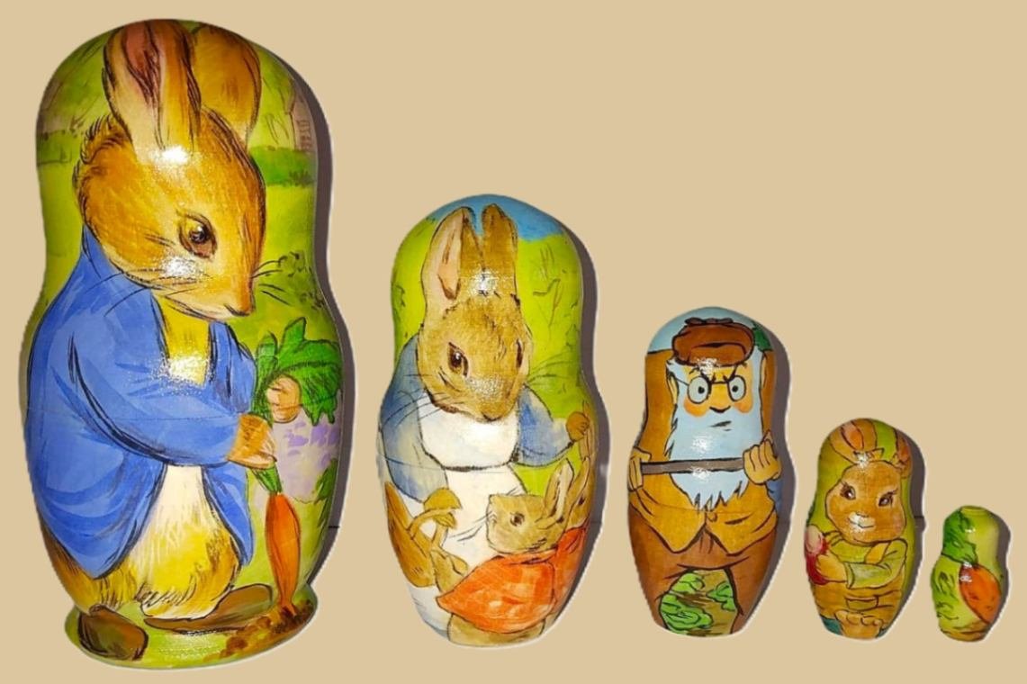 Rabbit nesting doll