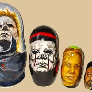 Halloween Movie nesting doll handmade