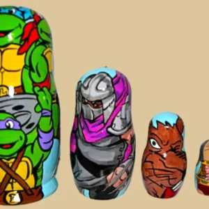 Turtles nesting doll handmade