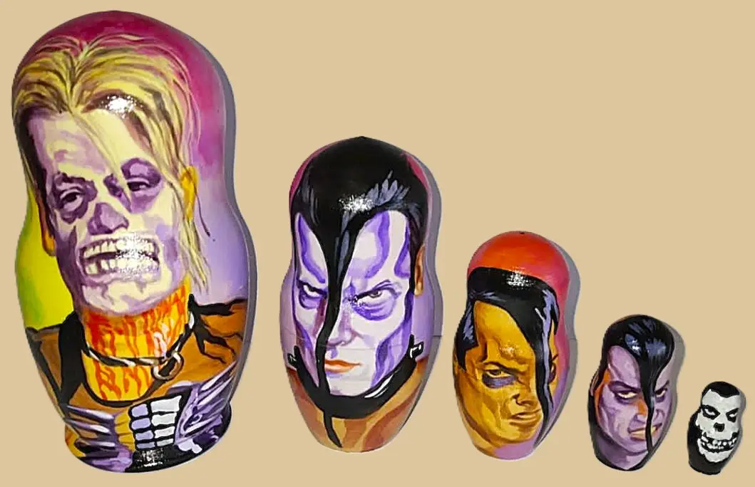 Misfits nesting doll handmade