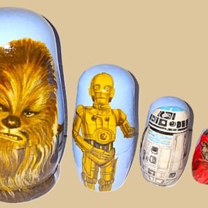 Chewbacca nesting doll handmade