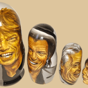 Rock 'n' Roll nesting doll handmade