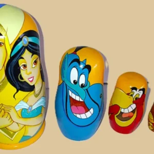 Arabian Nights nesting doll handmade