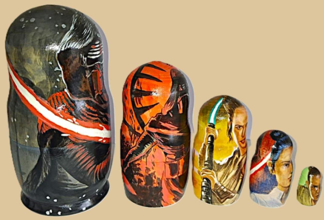 Star Wars New nesting doll handmade - Image 5