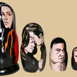 Twilight Eclipse nesting doll handmade