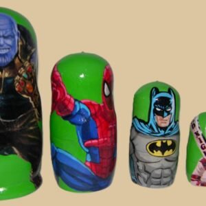 Supernatural Heroes nesting doll handmade