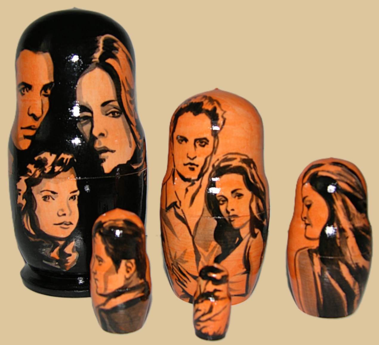 Twilight Breaking Dawn nesting doll handmade