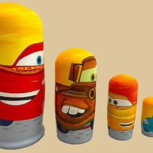 Cars nesting doll handmade