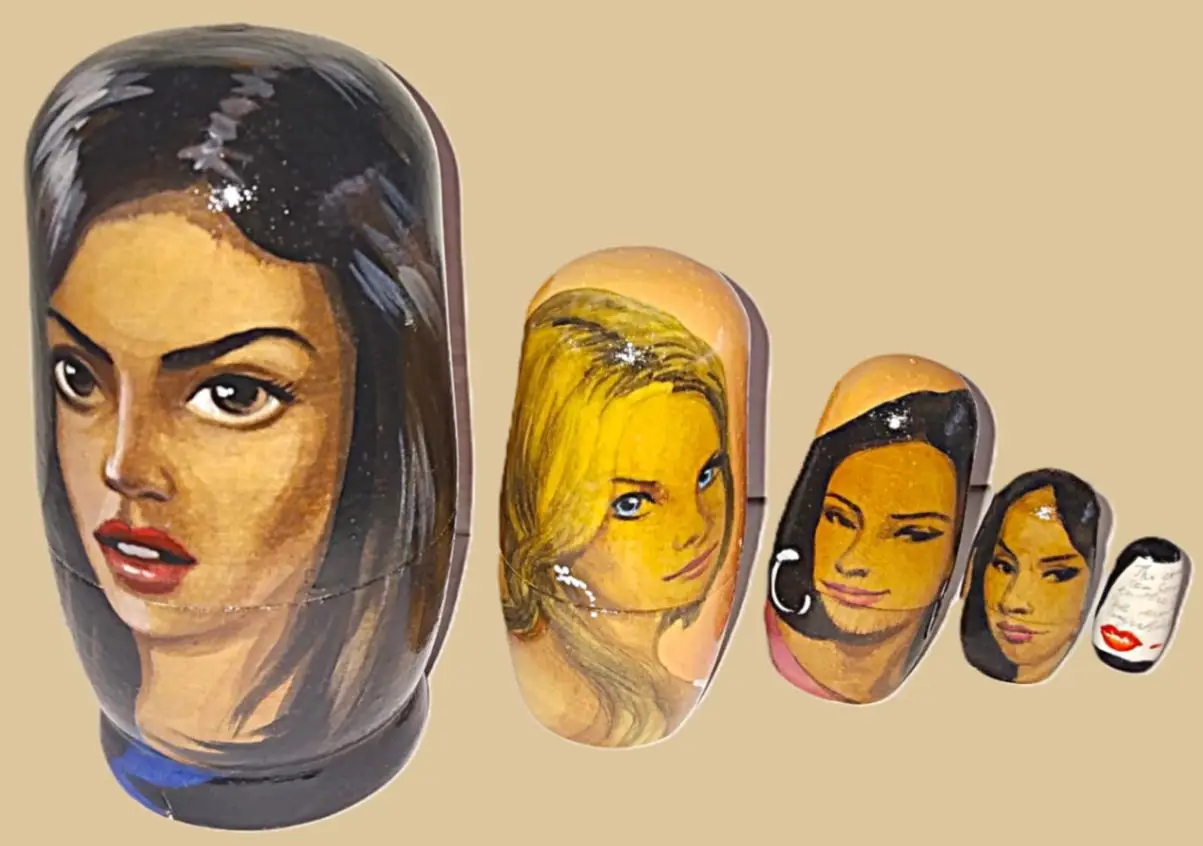 Pretty Little Liars nesting doll handmade