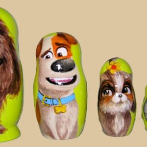 Secret life of Pets nesting doll handmade