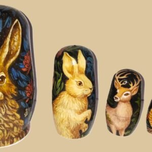 Rabbit Special nesting doll handmade