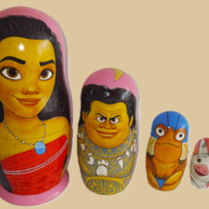 Moana nesting doll handmade