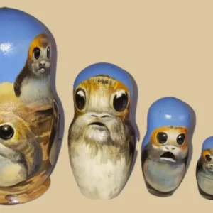 Porgs nesting doll handmade
