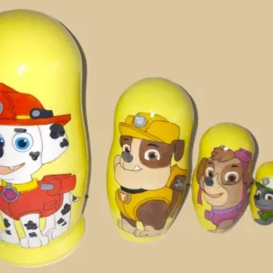Puppies Patrol nesting doll handmade