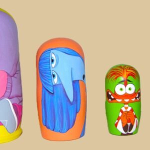 New Emotions Inside nesting doll handmade