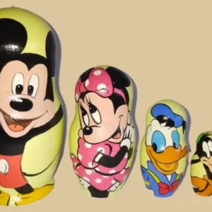 Mouse nesting doll handmade