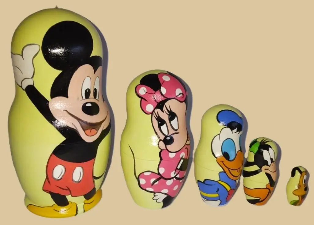 Mouse nesting doll handmade - Image 2