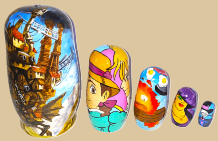 Anime Castle nesting doll - Image 5