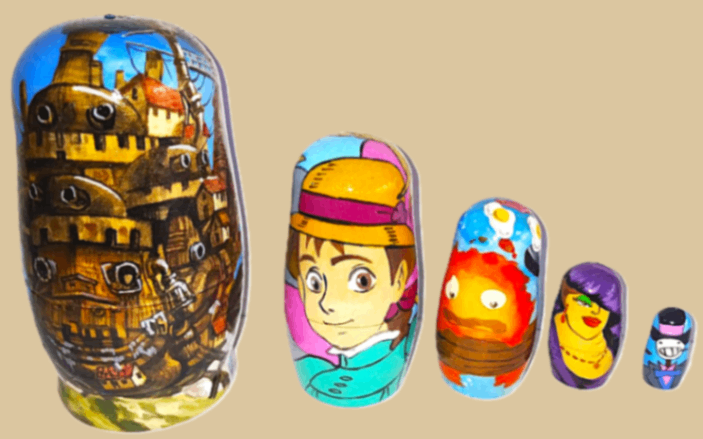 Anime Castle nesting doll - Image 6