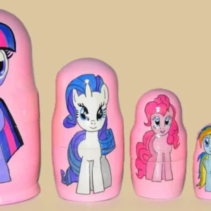 Ponies nesting doll